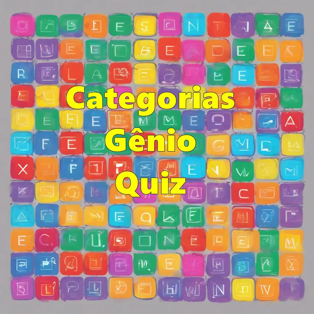 Categorias do Site Gênio Quiz