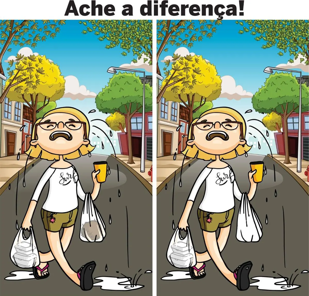 Desafio Visual: Ache a Diferença: A Menina Chorando