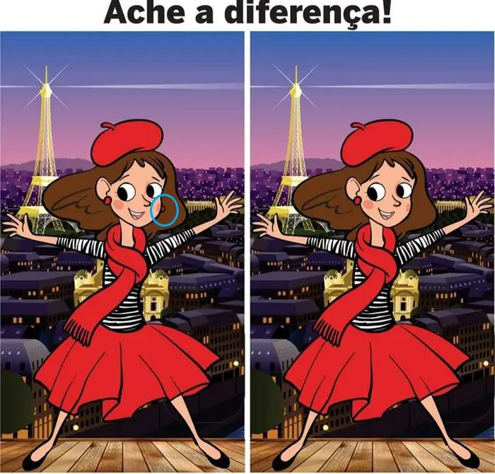 Resposta Ache a Diferença: A Parisiense