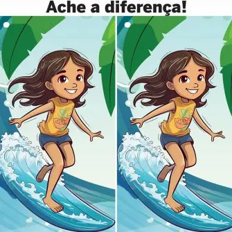 Desafio Visual: Ache a Diferença: A Surfista