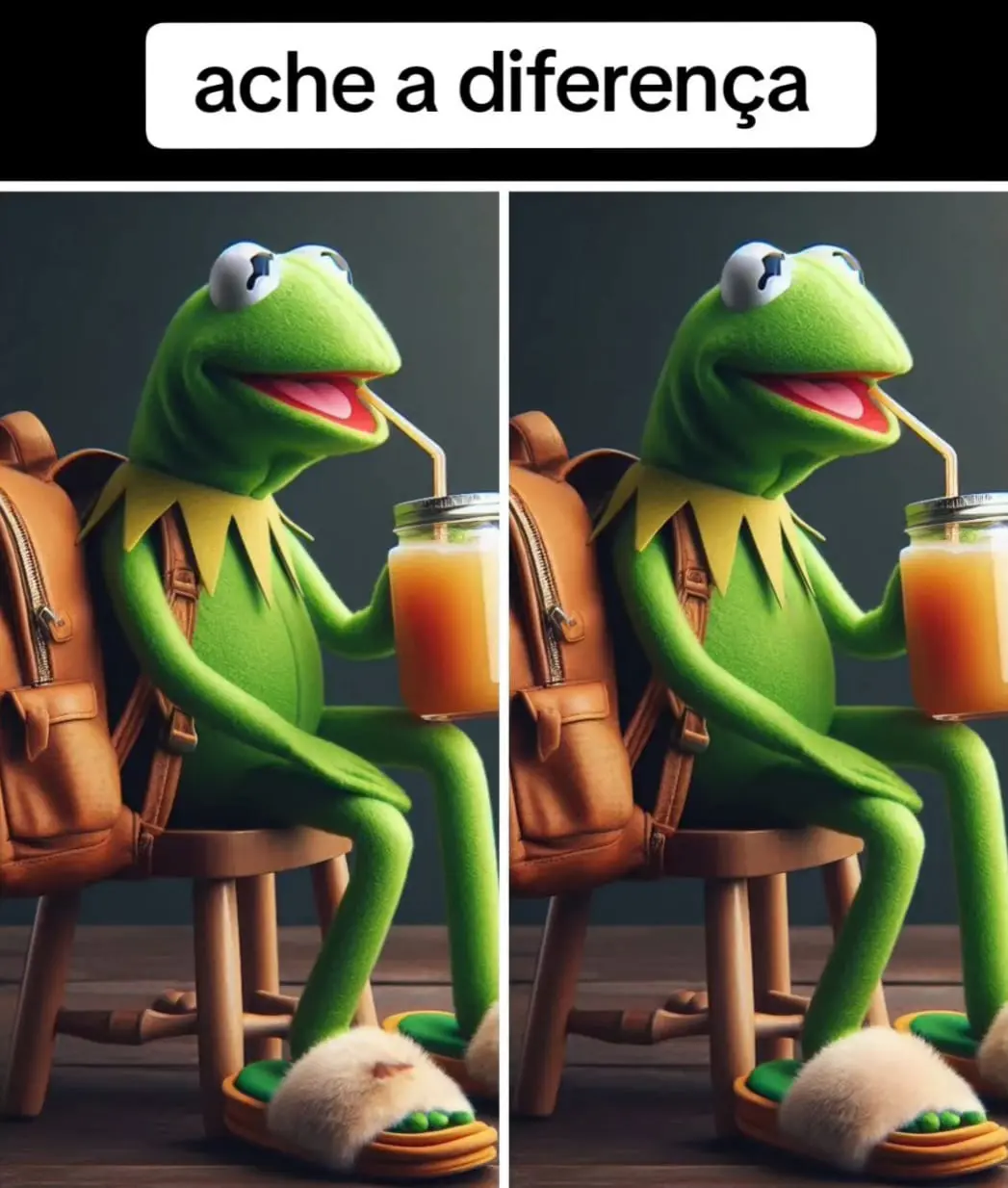 Desafio visual: Ache a Diferença: O Sapo Meme