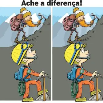 Desafio Visual: Ache a Diferença: Os Alpinistas