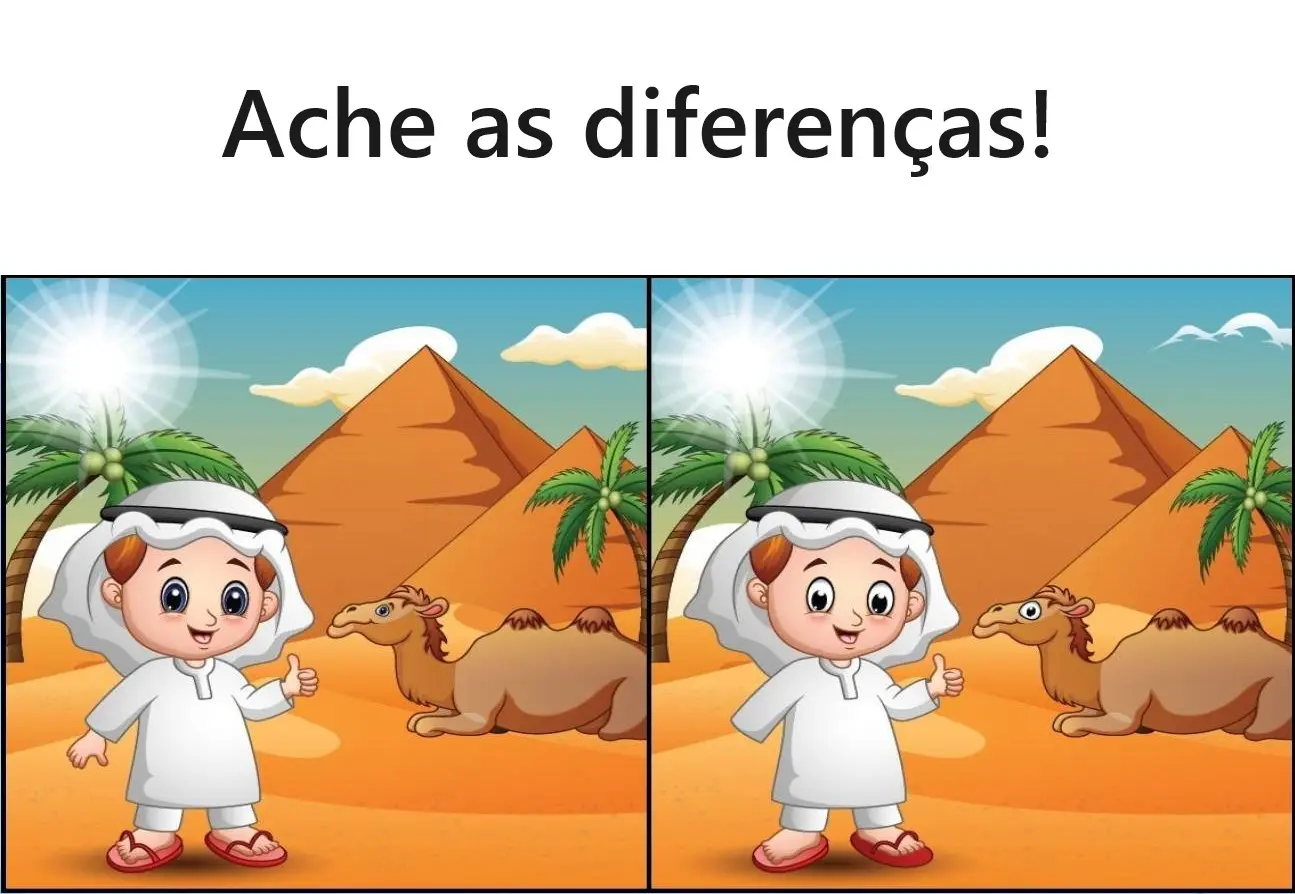 Ache as Diferenças: O Árabe o Camelo