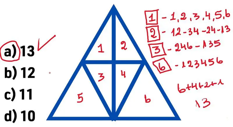 Resposta Questão de Concurso: Quantos triângulos tem?