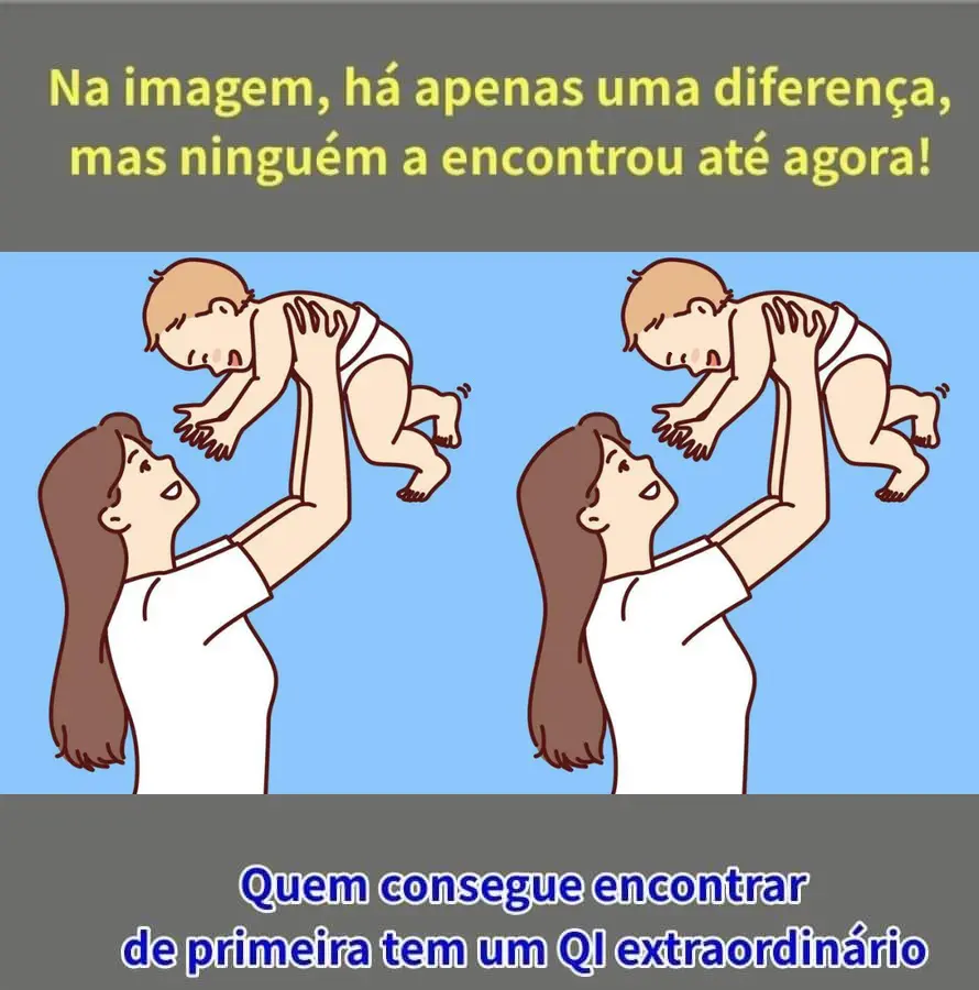 Desafio Visual Encontre o Erro: A Mãe e o Filho