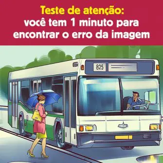 Encontre o Erro: A Parada de Ônibus