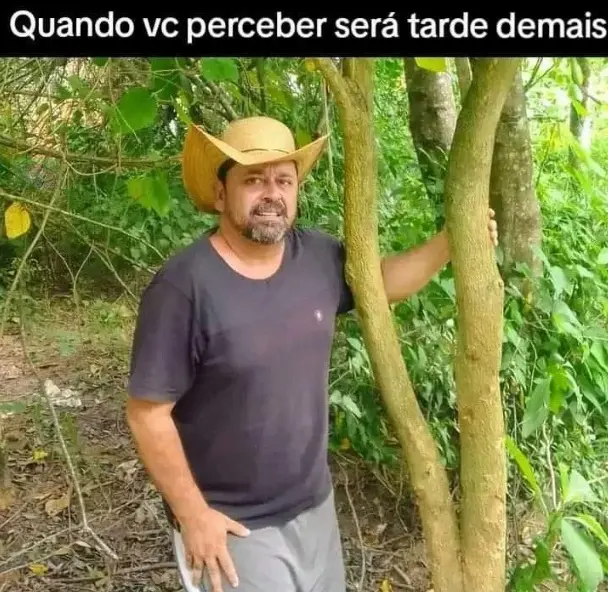 Quando você perceber será tarde demais: o homem na floresta