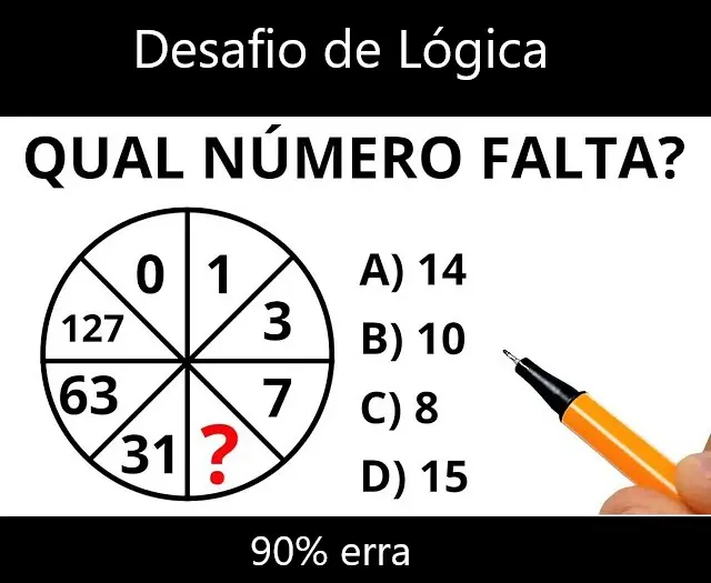 Desafio de Lógica: Qual Número Falta?