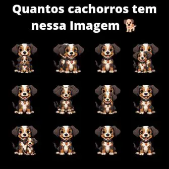 Desafio Visual Quantos Cachorros Tem Nessa Imagem