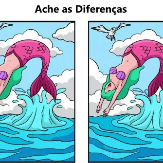 Desafio: Ache as Diferenças: A Sereia