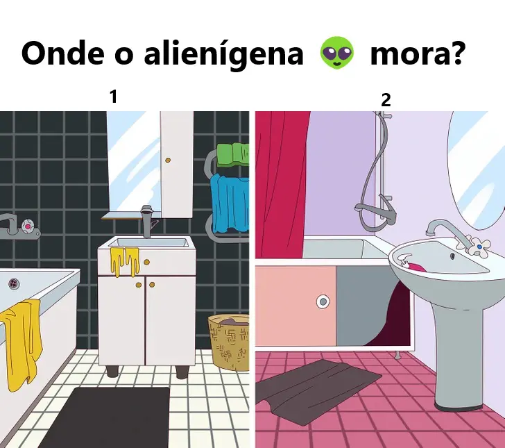 Onde o alienígena mora?