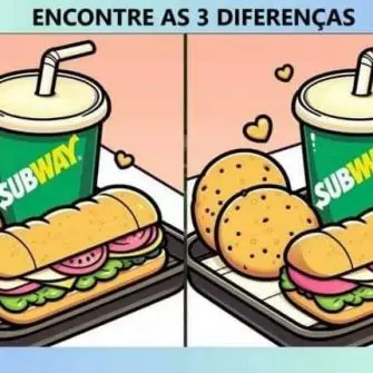 Desafio Visual Ache 3 Diferenças: O Subway