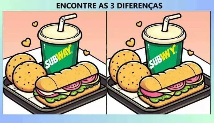 Resposta de Ache 3 Diferenças: O Subway