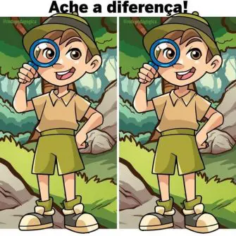 Desafio Visual Ache a Diferença: O Explorador