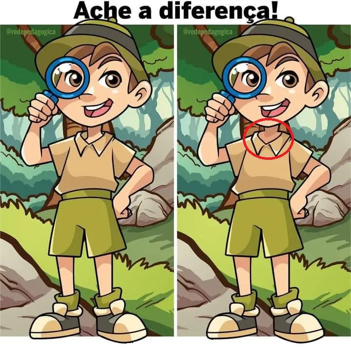 Veja a Resposta de Ache a Diferença: O Explorador