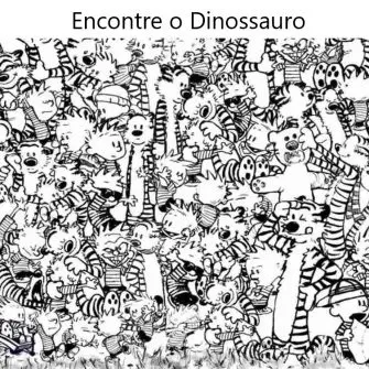 Desafio Visual Encontre o Dinossauro