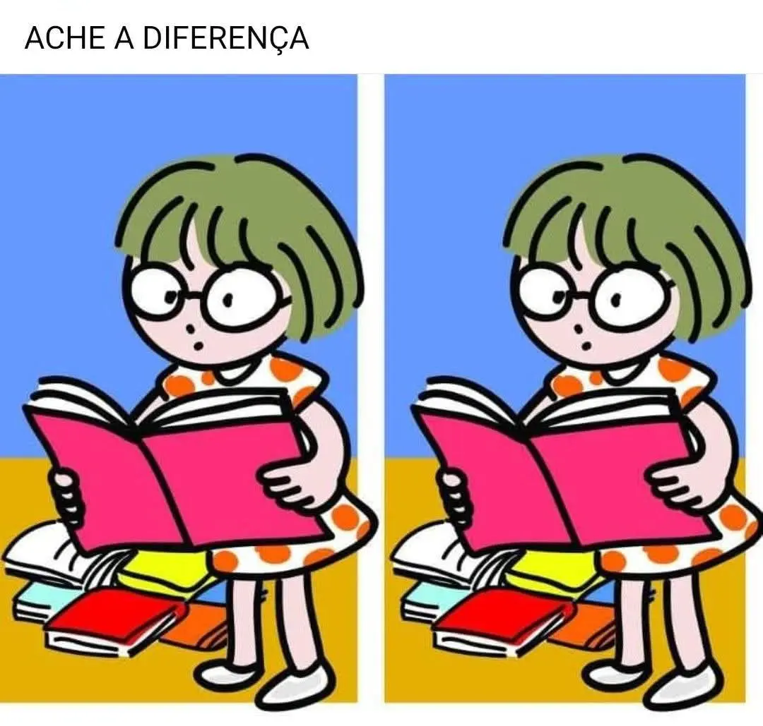 Ache a Diferença: A Menina do Livro Rosa