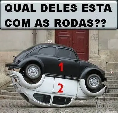 Qual Fusca está com as Rodas?