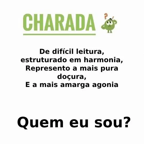 Charada: Doce e Amargo