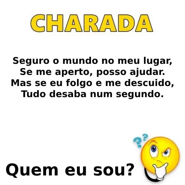 Charada: Seguro o Mundo