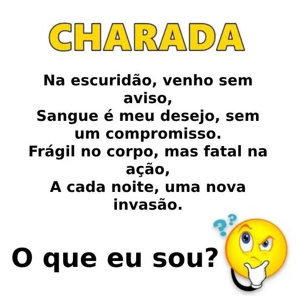 Charada: Visitante Da Escuridão