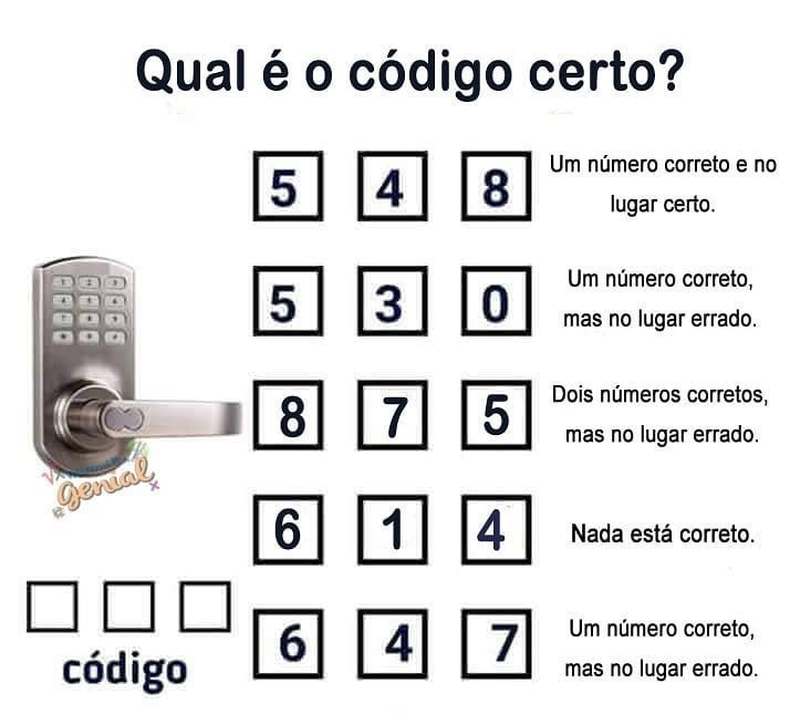 Código para abrir a porta