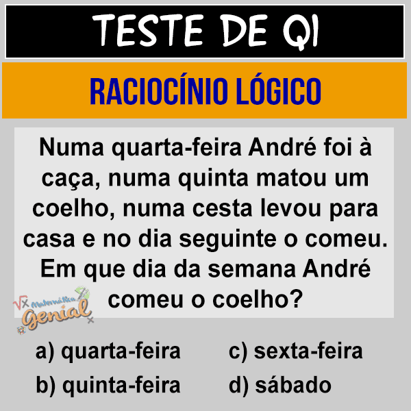 Teste de QI: 2=10, 4=20, 6=30, 10=? - Gênio Quiz