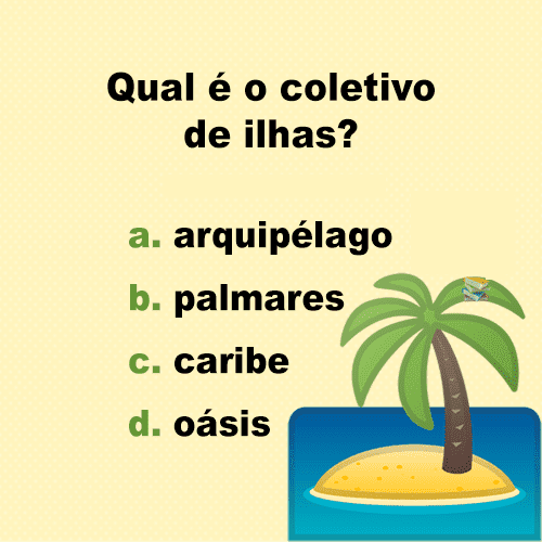 Resposta Qual é o coletivo de ilhas?