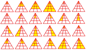 Resposta Quantos triângulos tem na imagem