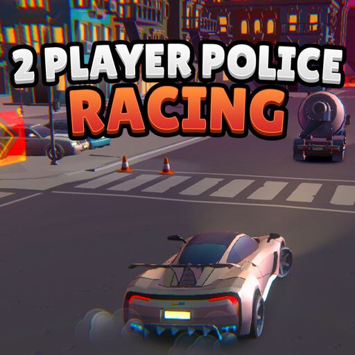 2 player police racing jogo de corrida