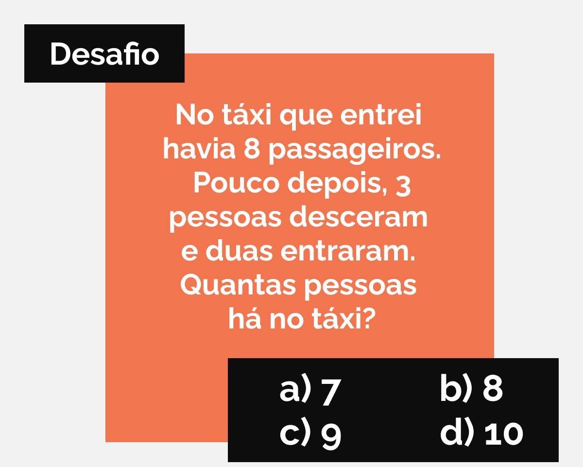No Taxi Que Entrei Havia 8 Passageiros - RETOEDU
