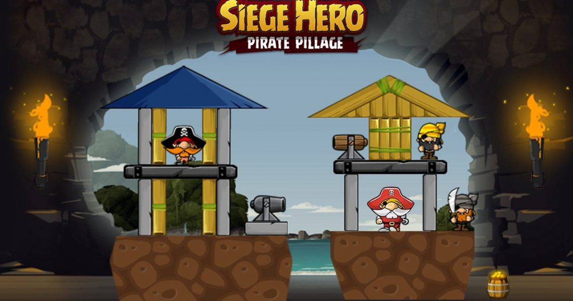 Siege Hero Pirate Pillage Jogo de Inteligência e Piratas