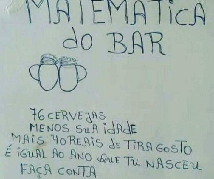 Matemática do bar