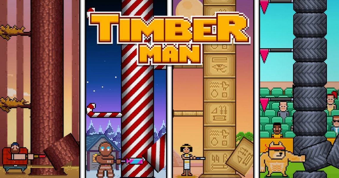Timberman jogo de Agilidade