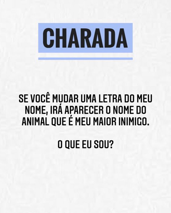 charada dos nomes