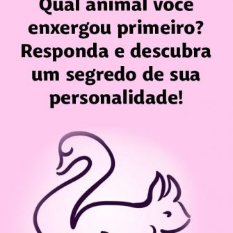 Qual animal você viu primeiro?