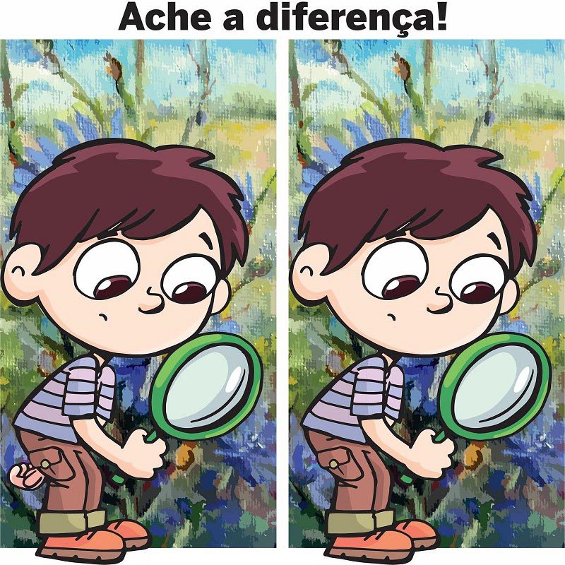 Ache a Diferença: O Menino da Lupa