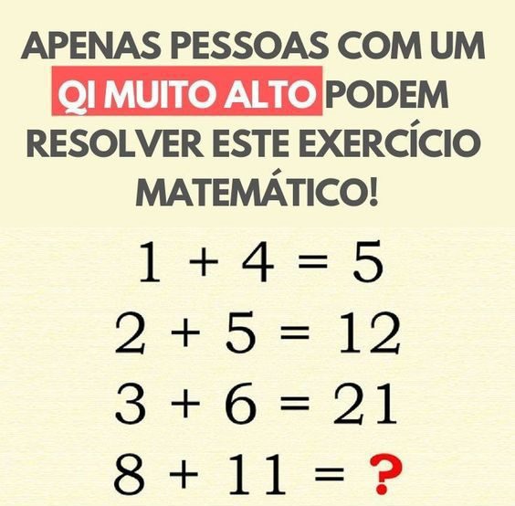 TESTE DE INTELIGÊNCIA  Teste de inteligência, Desafios de matemática,  Teste de