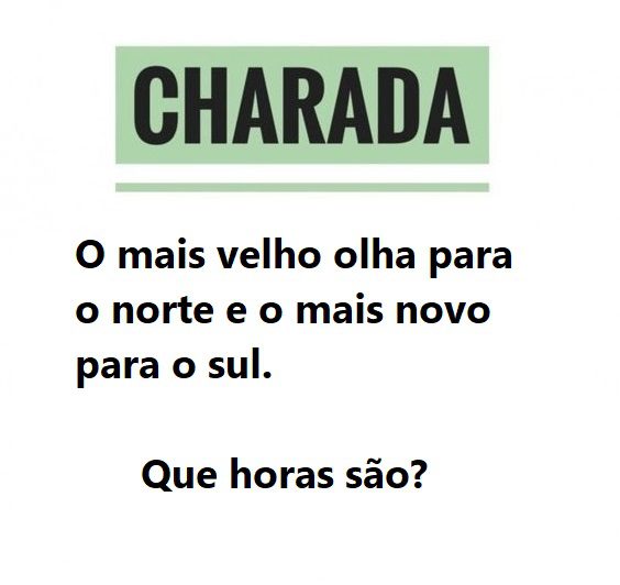 Charadas, enigmas e desafios