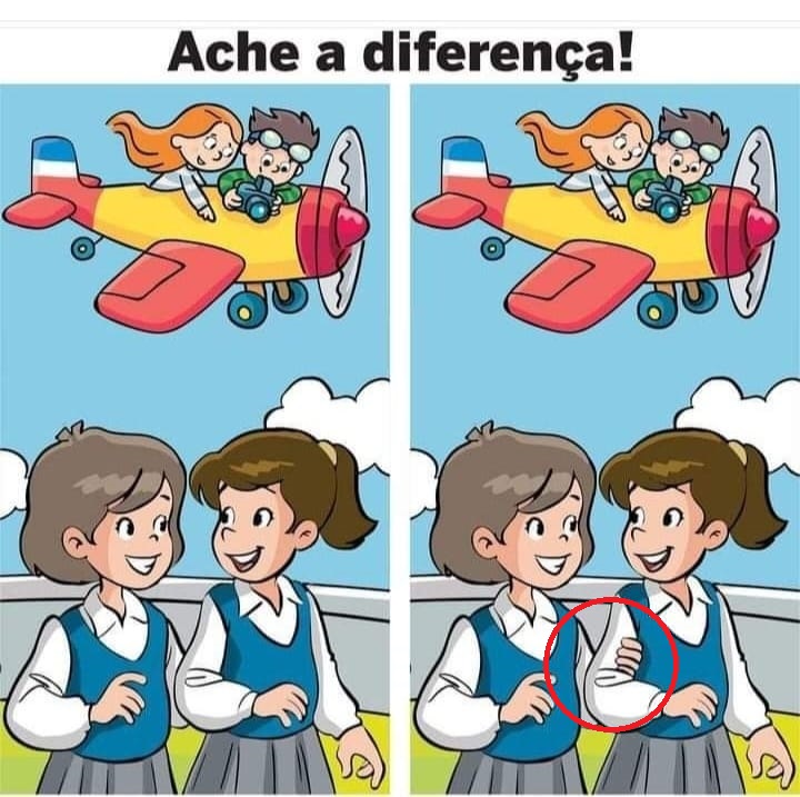 Resposta Ache a Diferença: A Foto Aérea