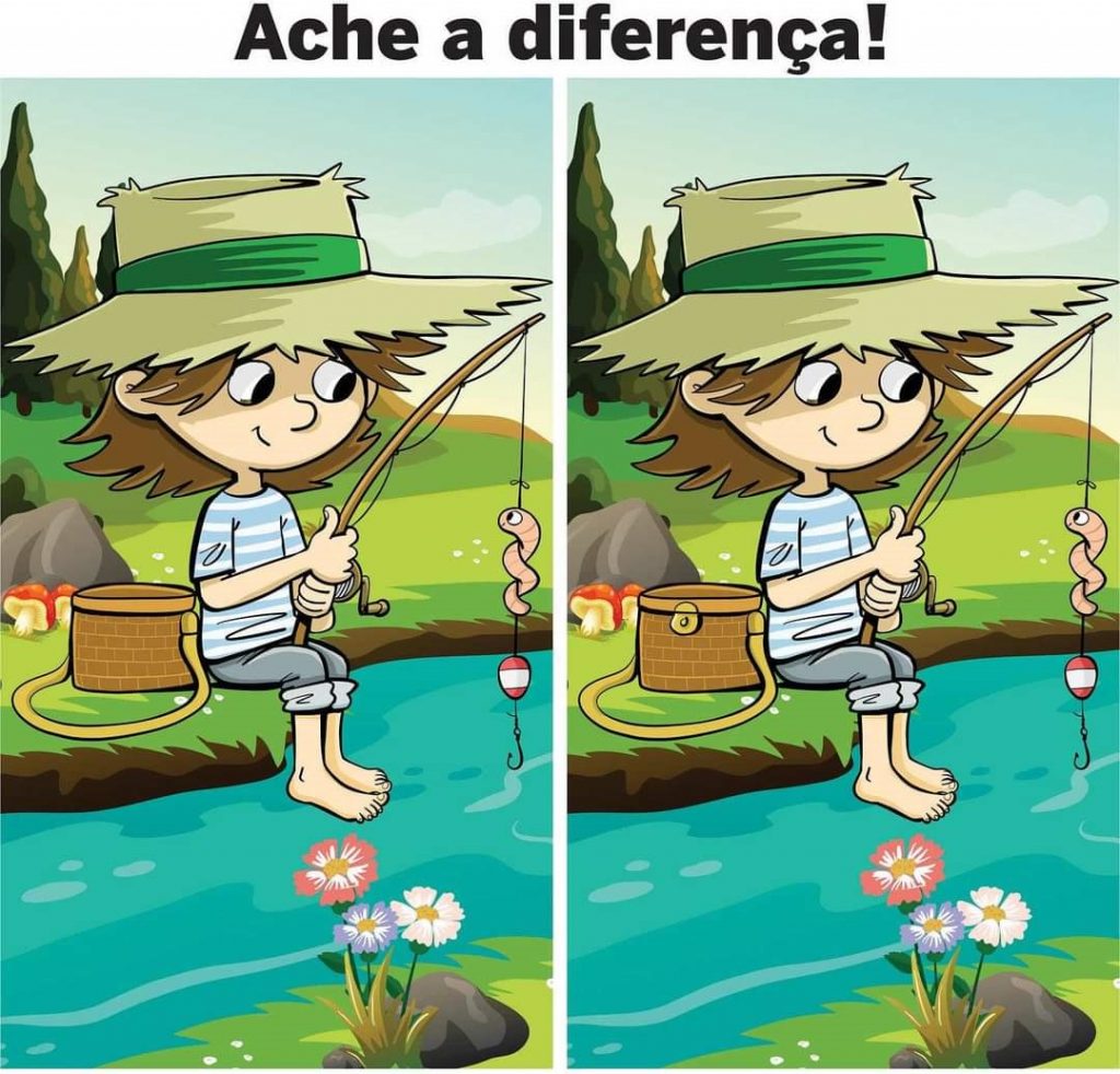 Ache a Diferença: O Pescador