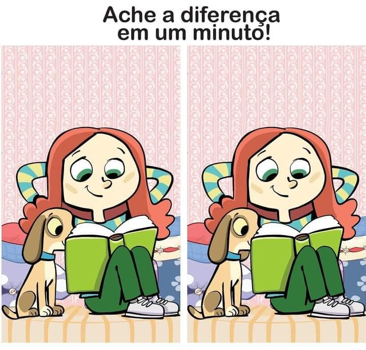 Ache a Diferença: O Cãozinho e a Menina