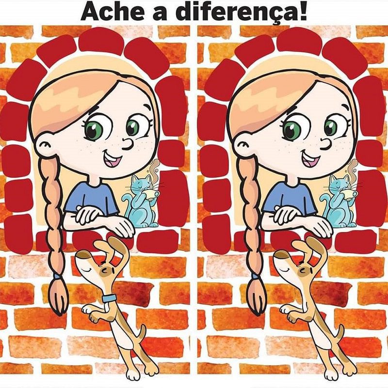 Ache a Diferença: A Menina na Janela