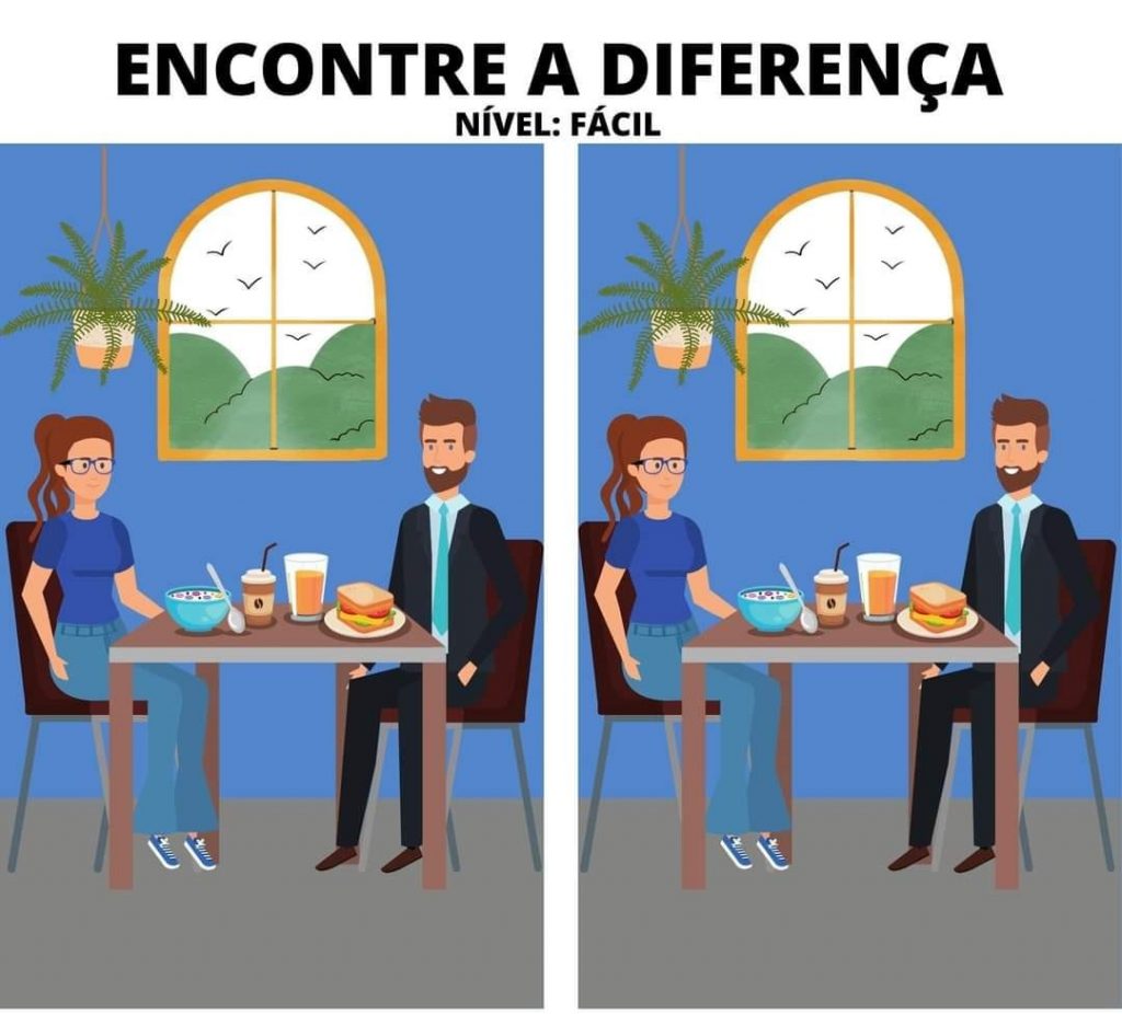 Ache a Diferença: O Almoço do Casal