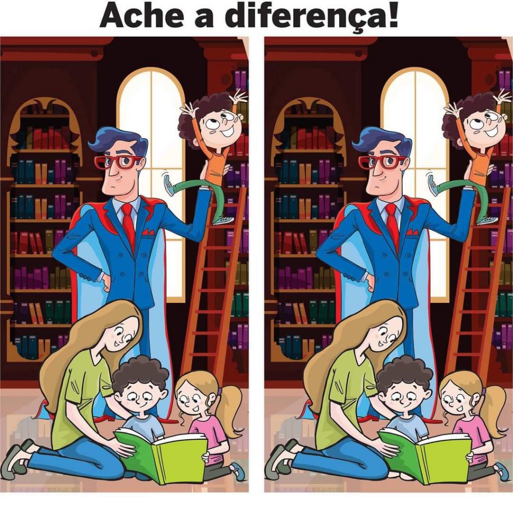 Ache a Diferença: O Super Bibliotecário