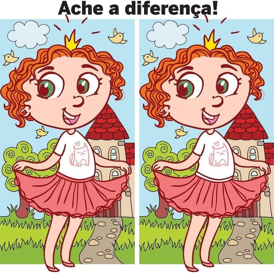 Ache a Diferença: A Menina de Vestido