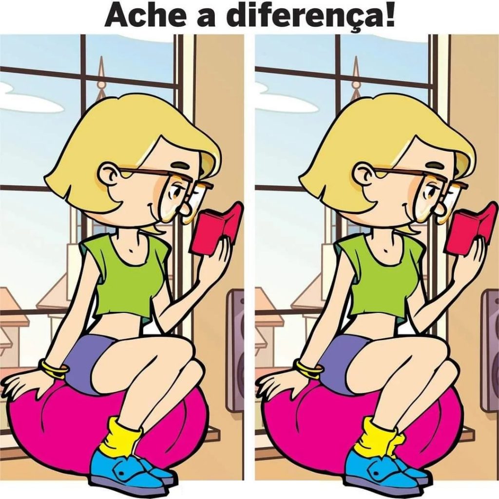 Ache 1 Diferença: A Menina de Óculos