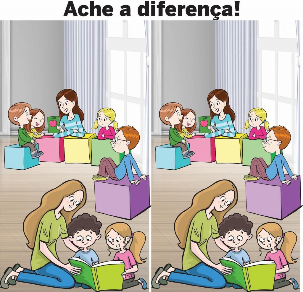 Ache a Diferença: A Aula das Crianças