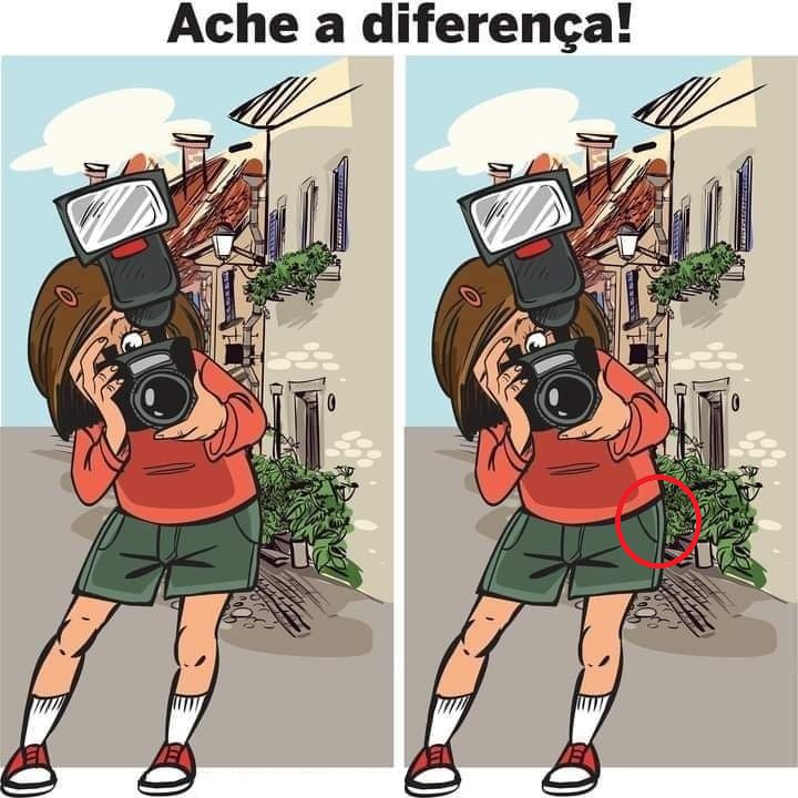 Resposta Ache a Diferença: A Fotografa
