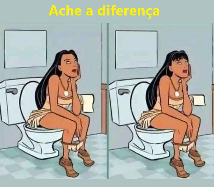 Ache a Diferença: A Mulher no Banheiro